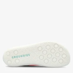 Groundies Sneaker|Vegan<® Active Knit Women bright peach/aqua
