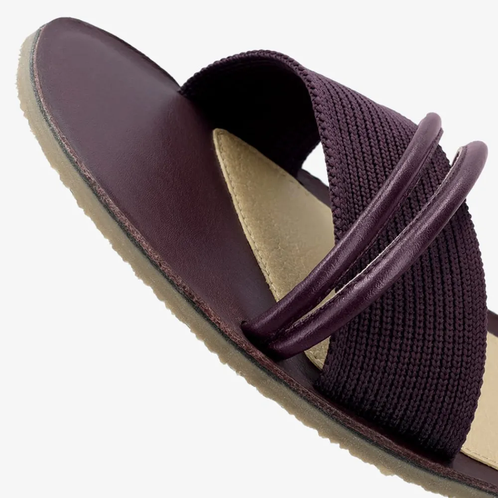 Groundies Sandals|Spring / Summer<® Corfu Women dark plum