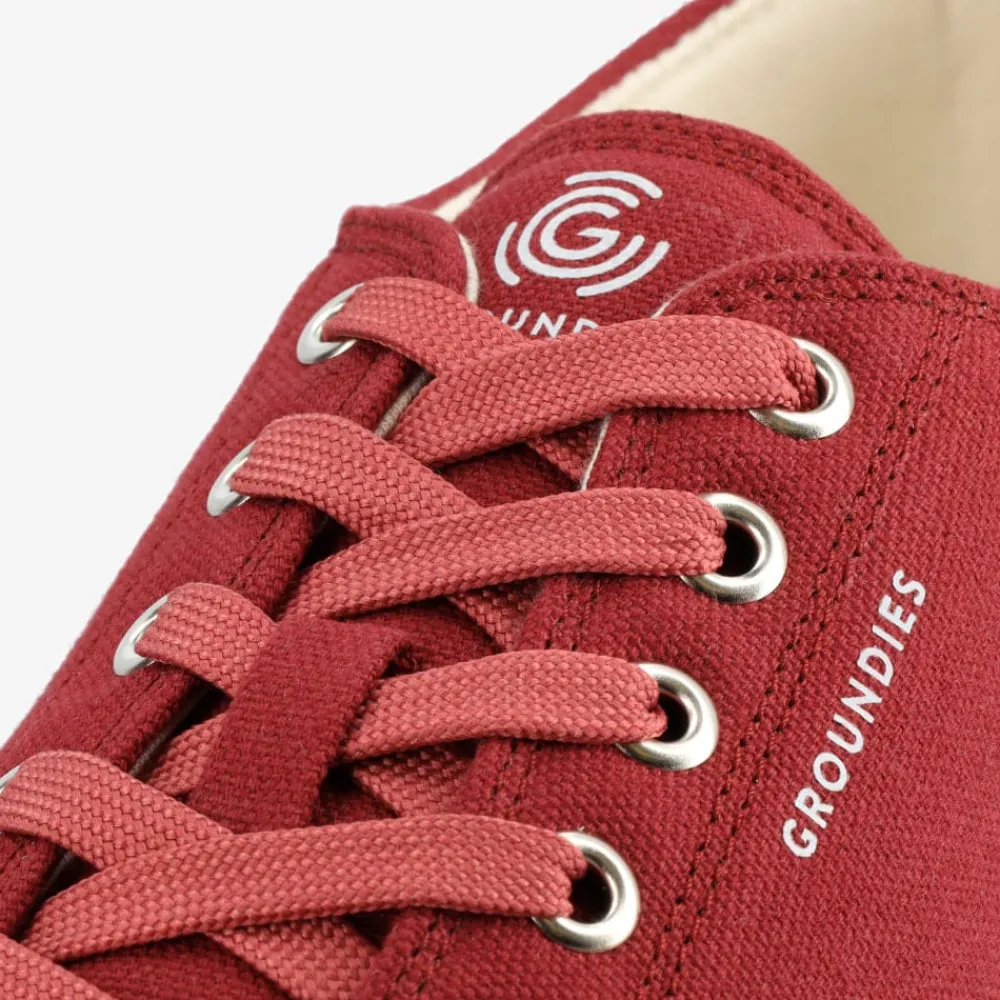 Groundies Sneaker|Vegan<® Lima Women red