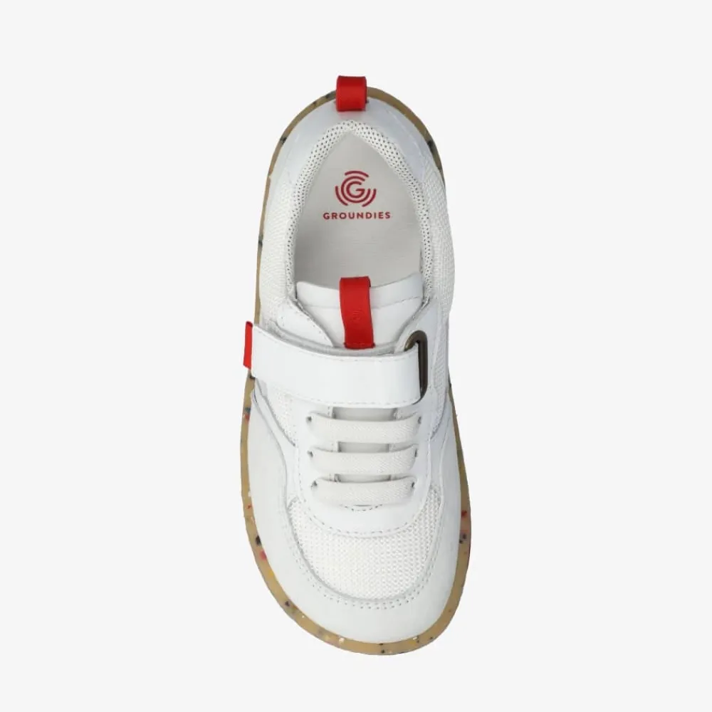 Groundies Sneaker<® Lou Kids white