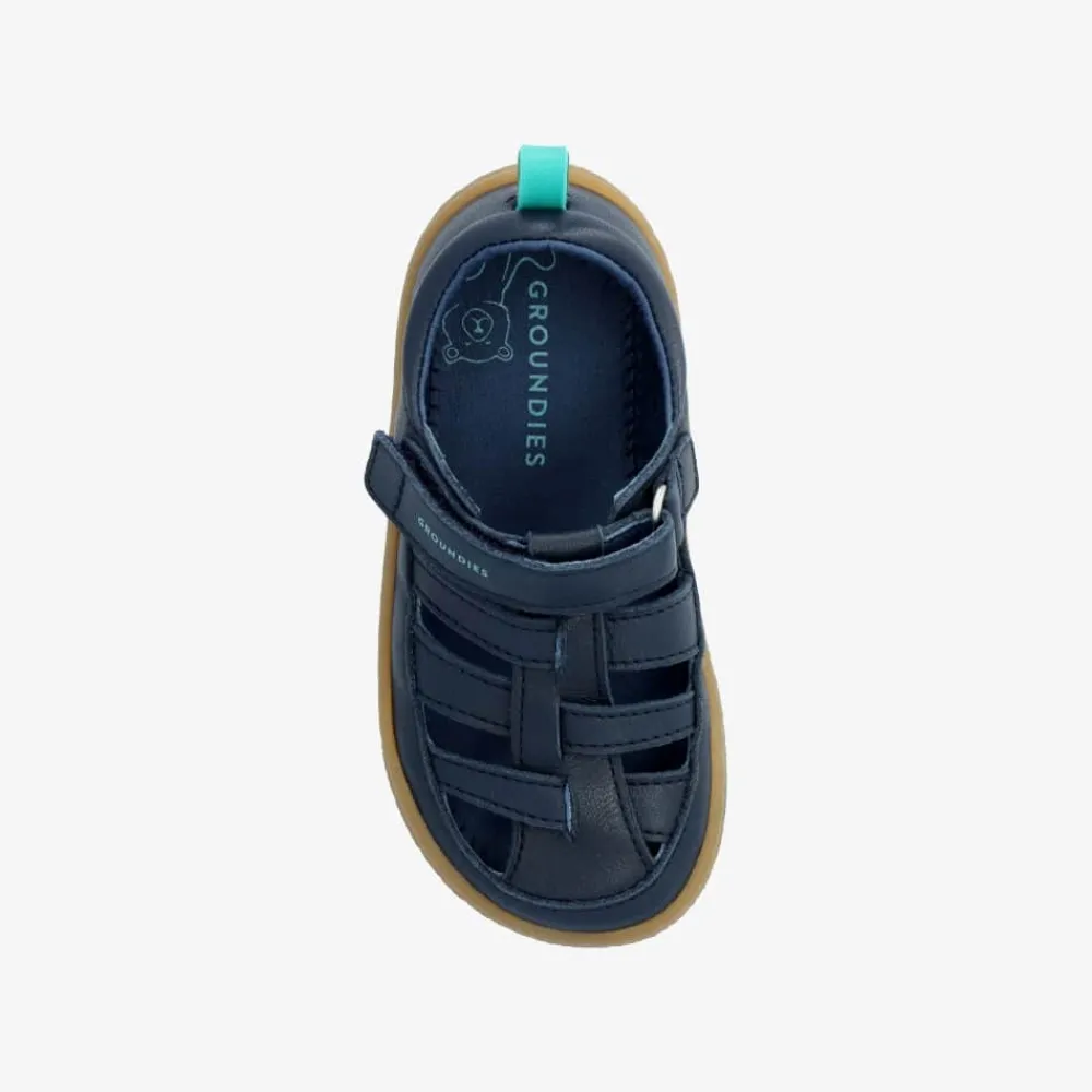 Groundies Sandals<® Noto Kids navy/pool blue