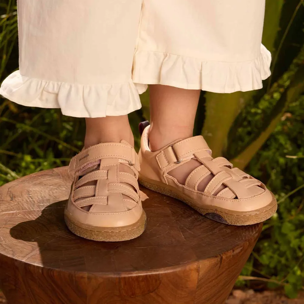 Groundies Sandals<® Noto Kids rose/dark plum