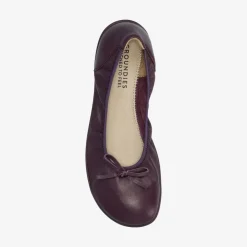Groundies Ballet Flats|Spring / Summer<® Ruby 2.0 Women dark plum