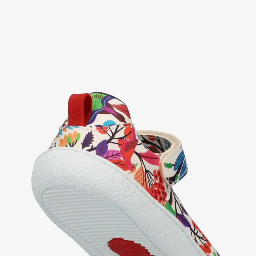 Groundies Ballet Flats<® Stella Kids color print
