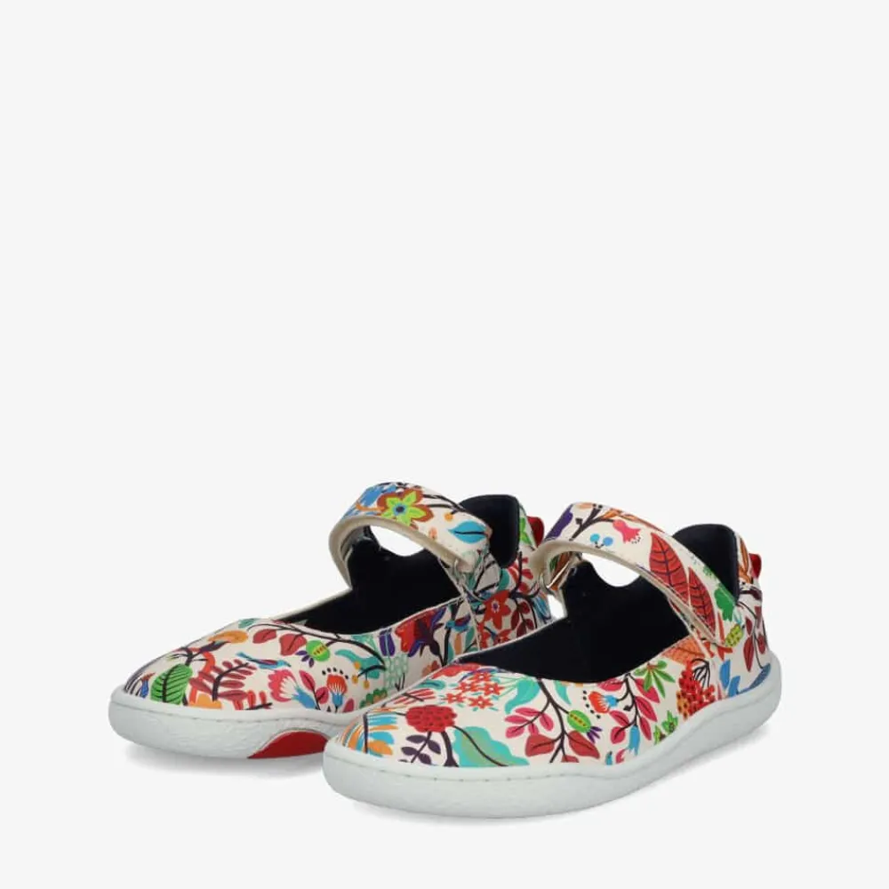 Groundies Ballet Flats<® Stella Kids color print