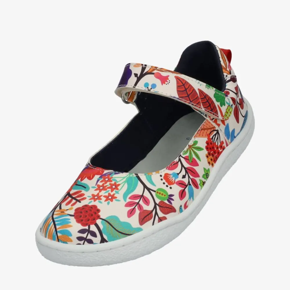 Groundies Ballet Flats<® Stella Kids color print