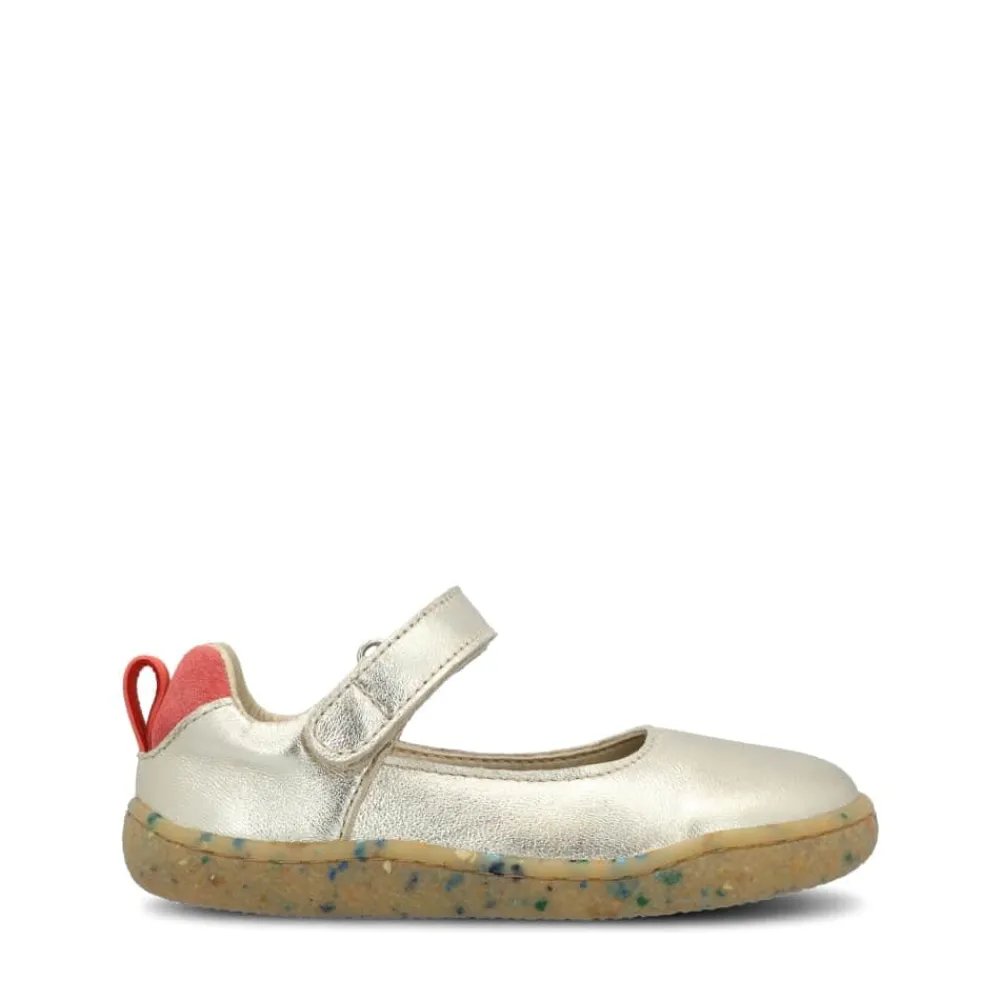 Groundies Ballet Flats<® Stella Kids champagne (metallic)/pink